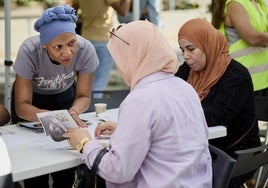 Vecinos de Leioa en la pasada edición de la Semana de la Diversidad.