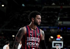 Markus Howard, cariacontecido durante el partido del martes ante el Real Madrid.