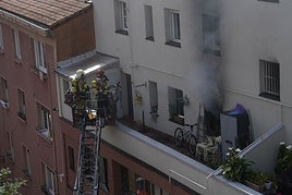 Mueren dos mascotas en un incendio en una cocina en Vitoria
