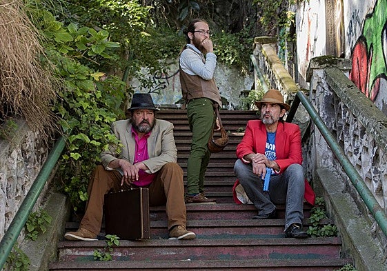 Fernando, Asier y Daddy, tres de los principales protagonistas de la serie.