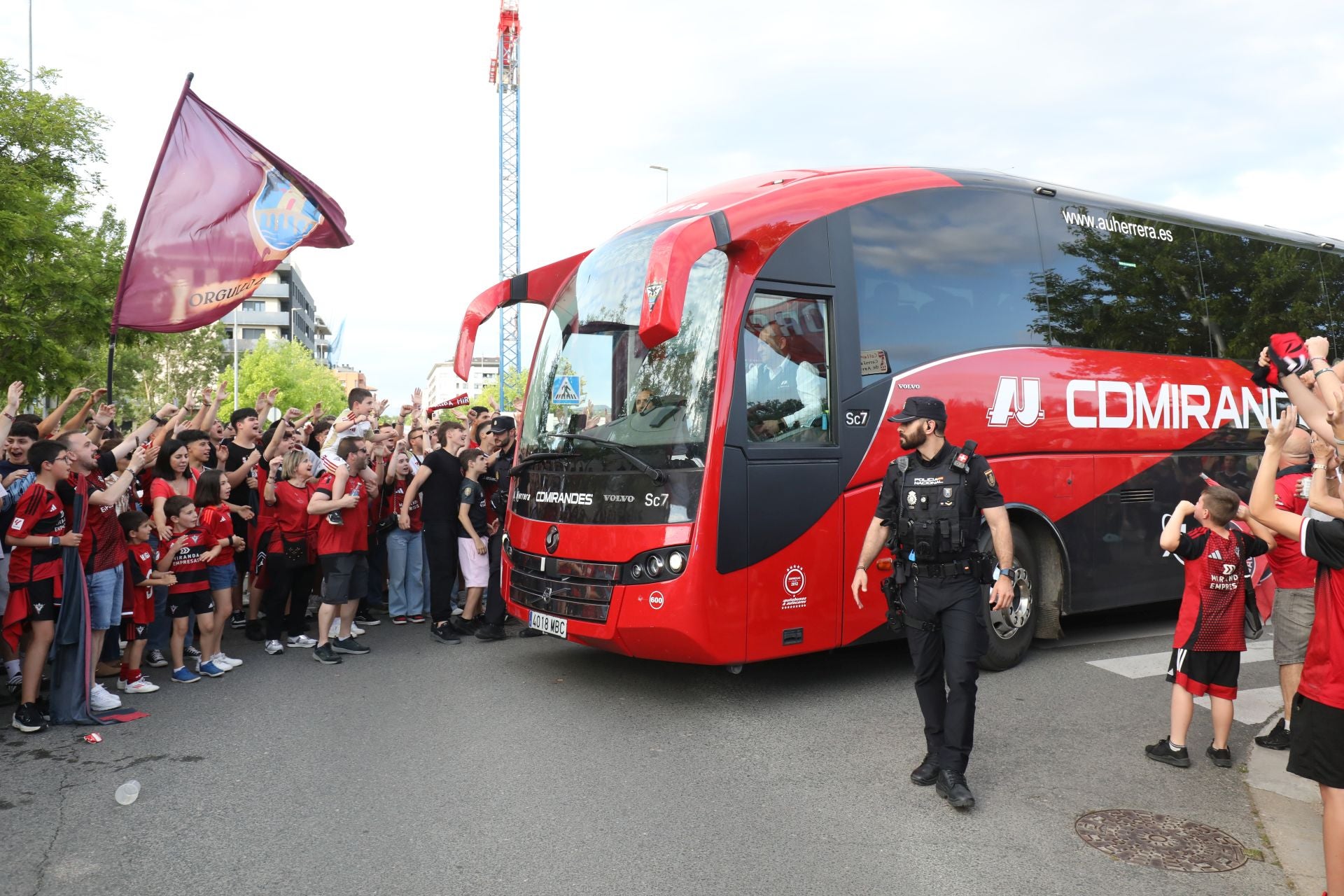 Las imágenes de la fiesta del Mirandés