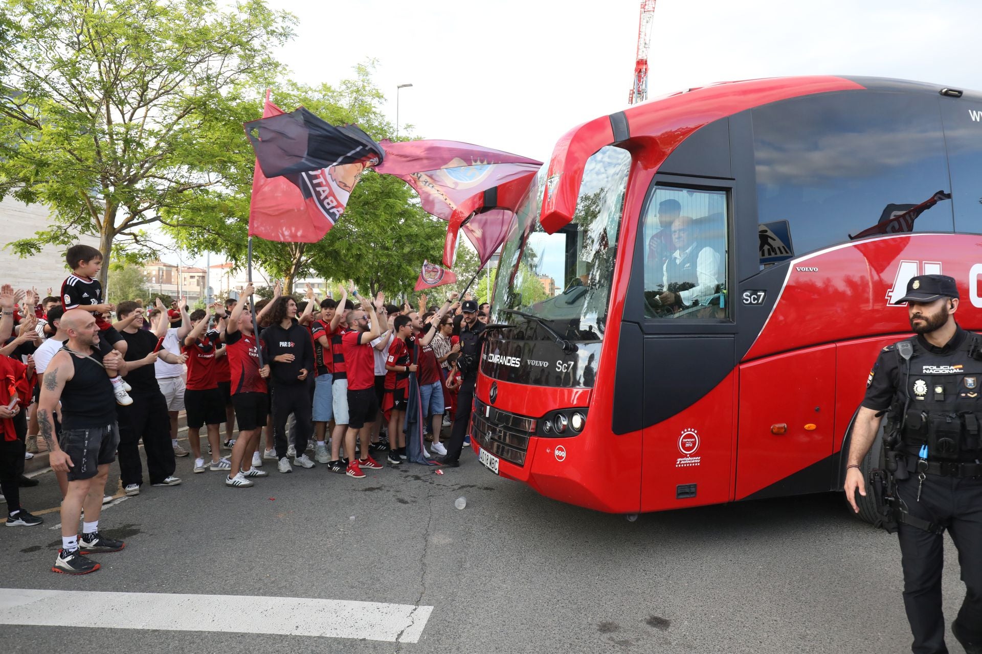 Las imágenes de la fiesta del Mirandés