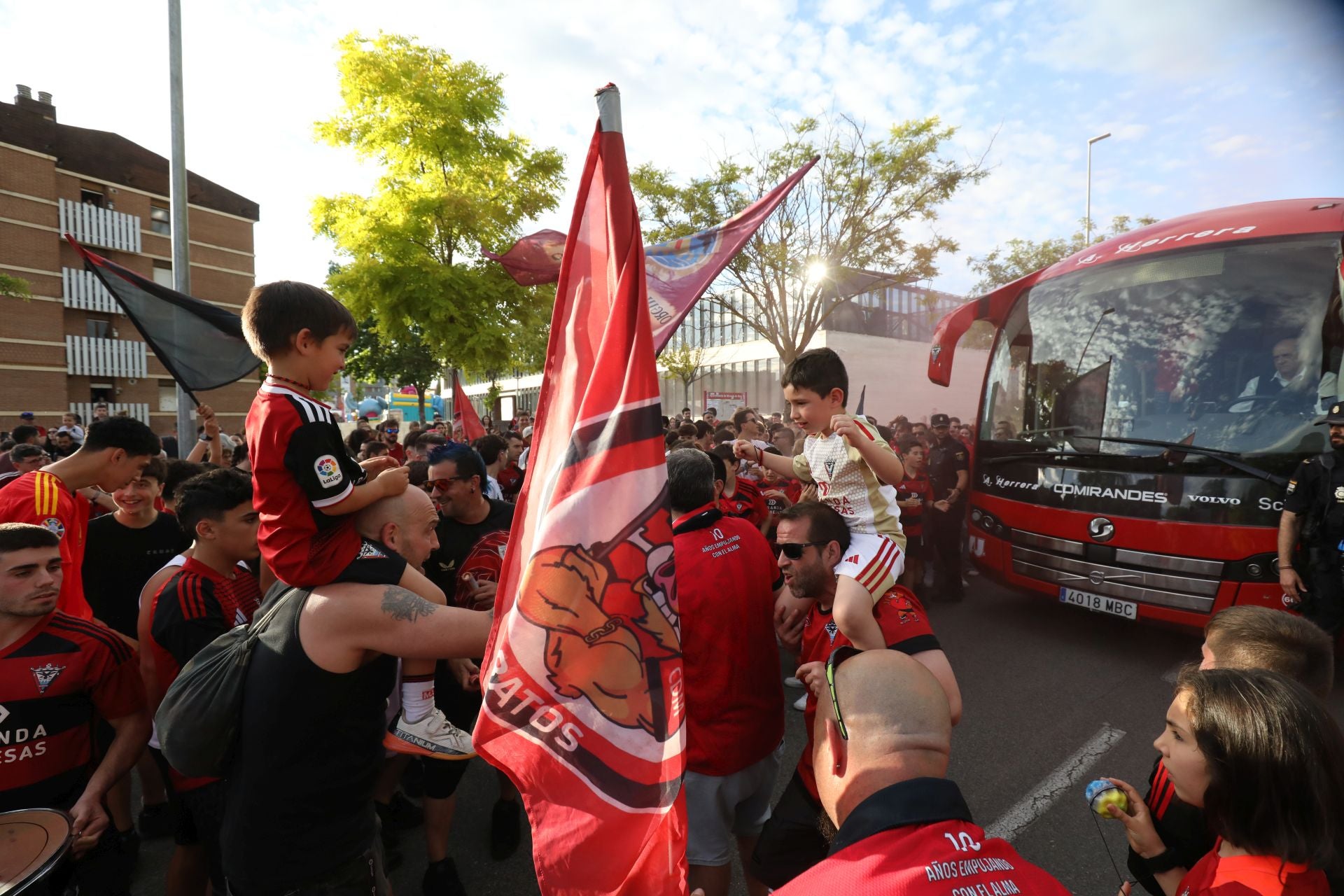 Las imágenes de la fiesta del Mirandés