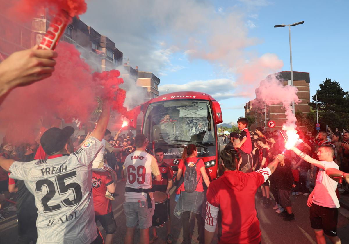 Las imágenes de la fiesta del Mirandés