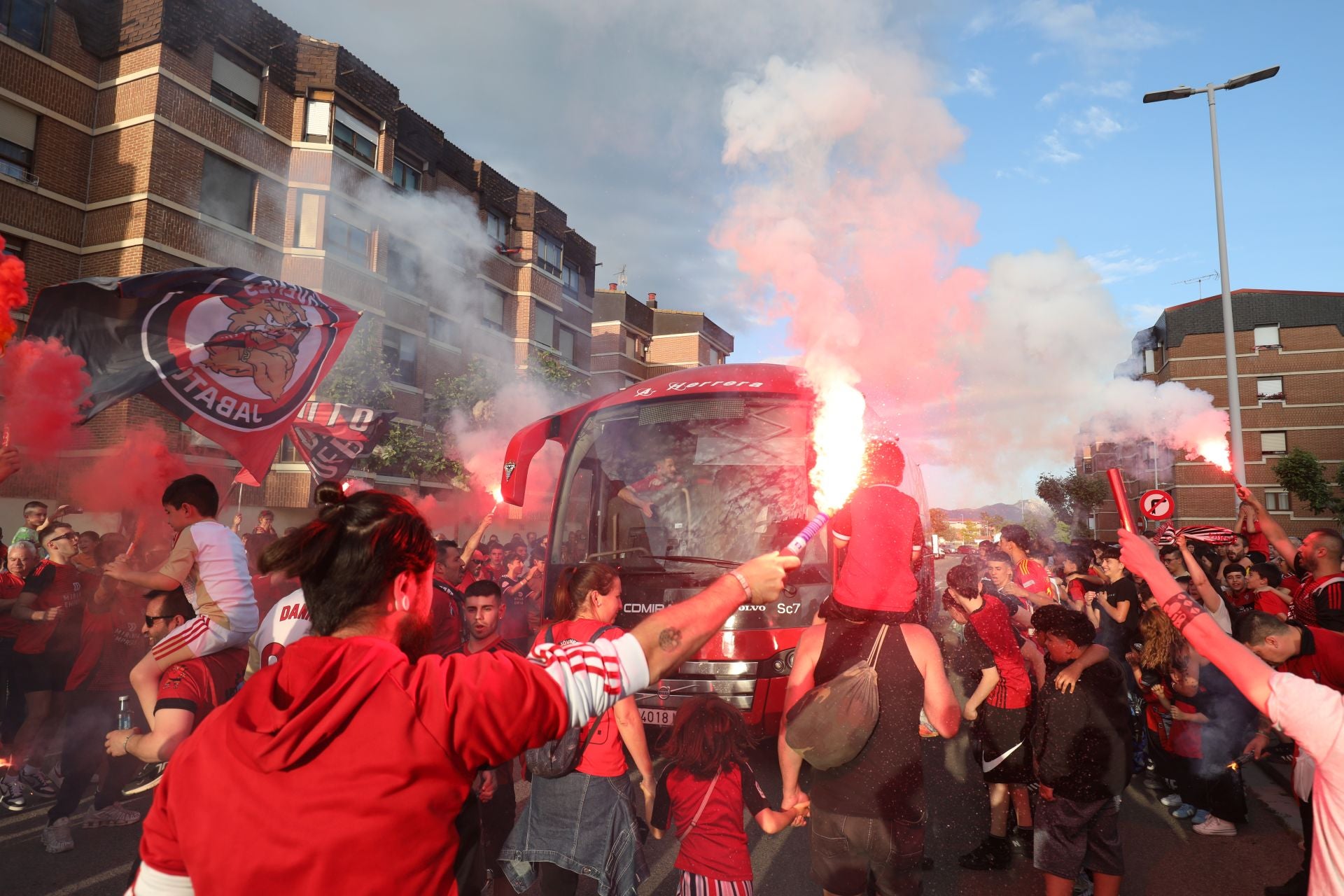 Las imágenes de la fiesta del Mirandés
