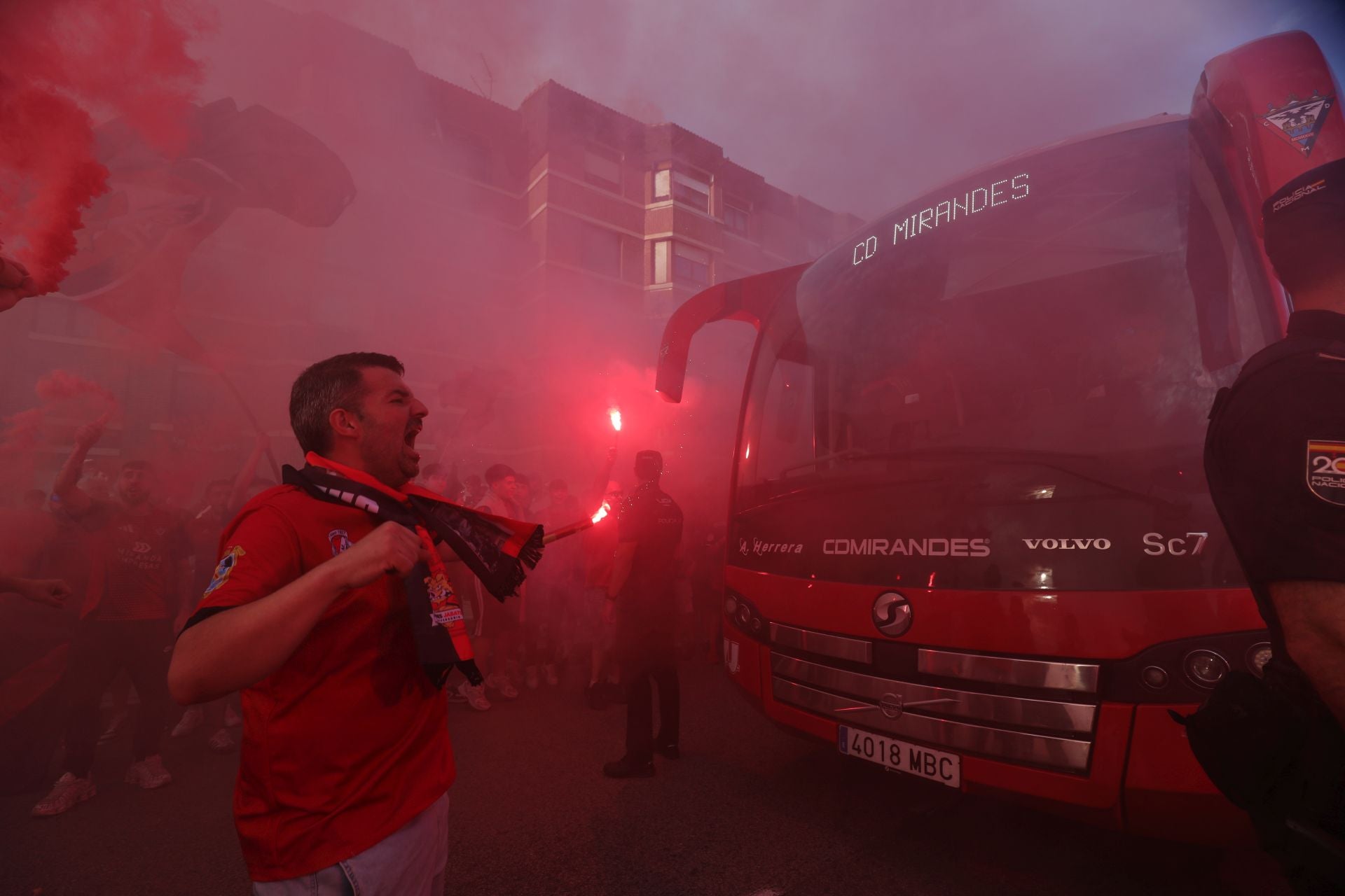 Las imágenes de la fiesta del Mirandés