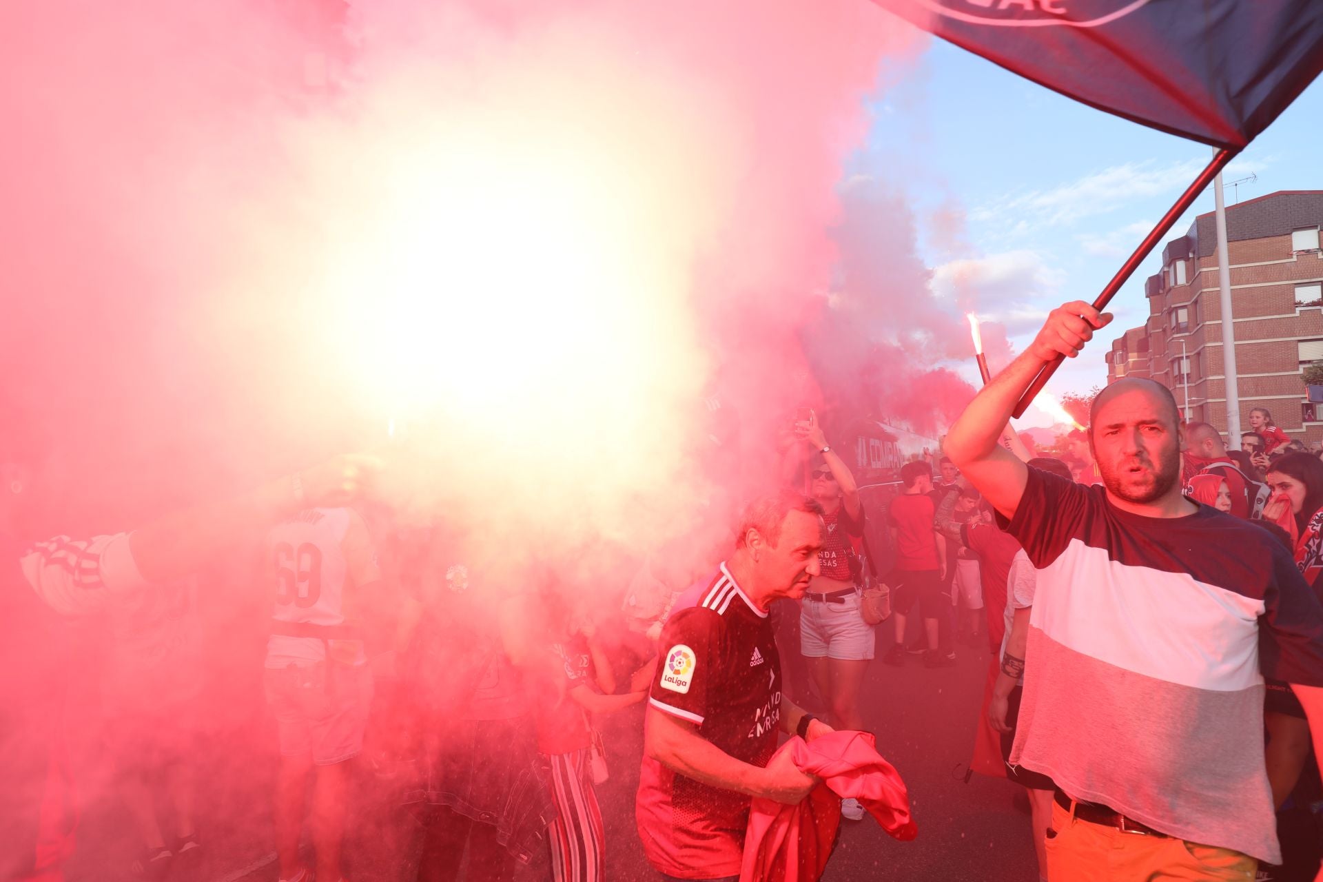 Las imágenes de la fiesta del Mirandés