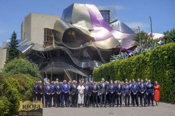 Las imágenes de la visita del Rey a Elciego