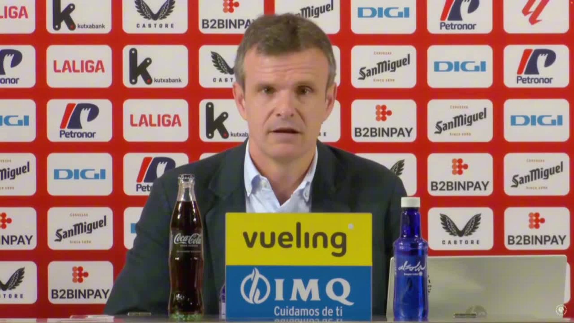 El presidente del Athletic aclara la polémica del pasillo al Barça