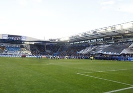 Imagen de Mendizorroza durante un partido del Alavés.