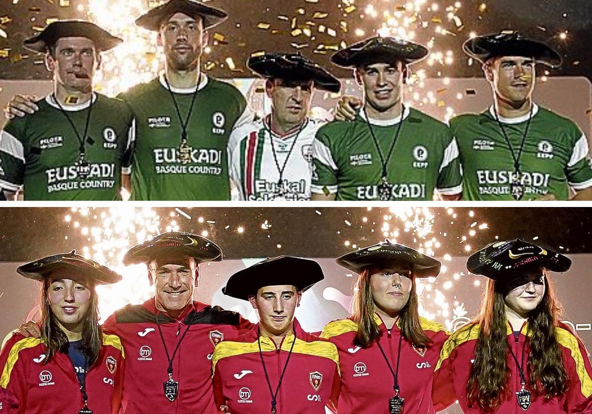 Euskadi y España se llevan su txapela en la Liga de Naciones de cesta punta