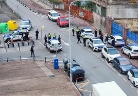 Importante despliegue policial en Barakaldo por el aviso de una pelea