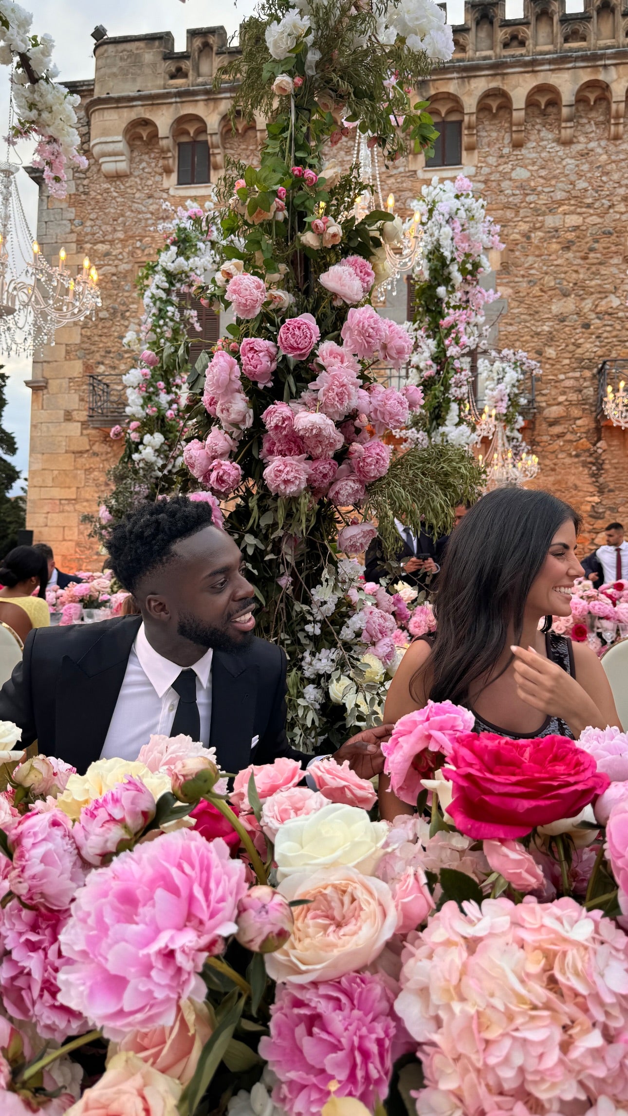 Iñaki Williams y Patricia Morales