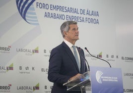 Francisco J. Riberas, durante su intervención.