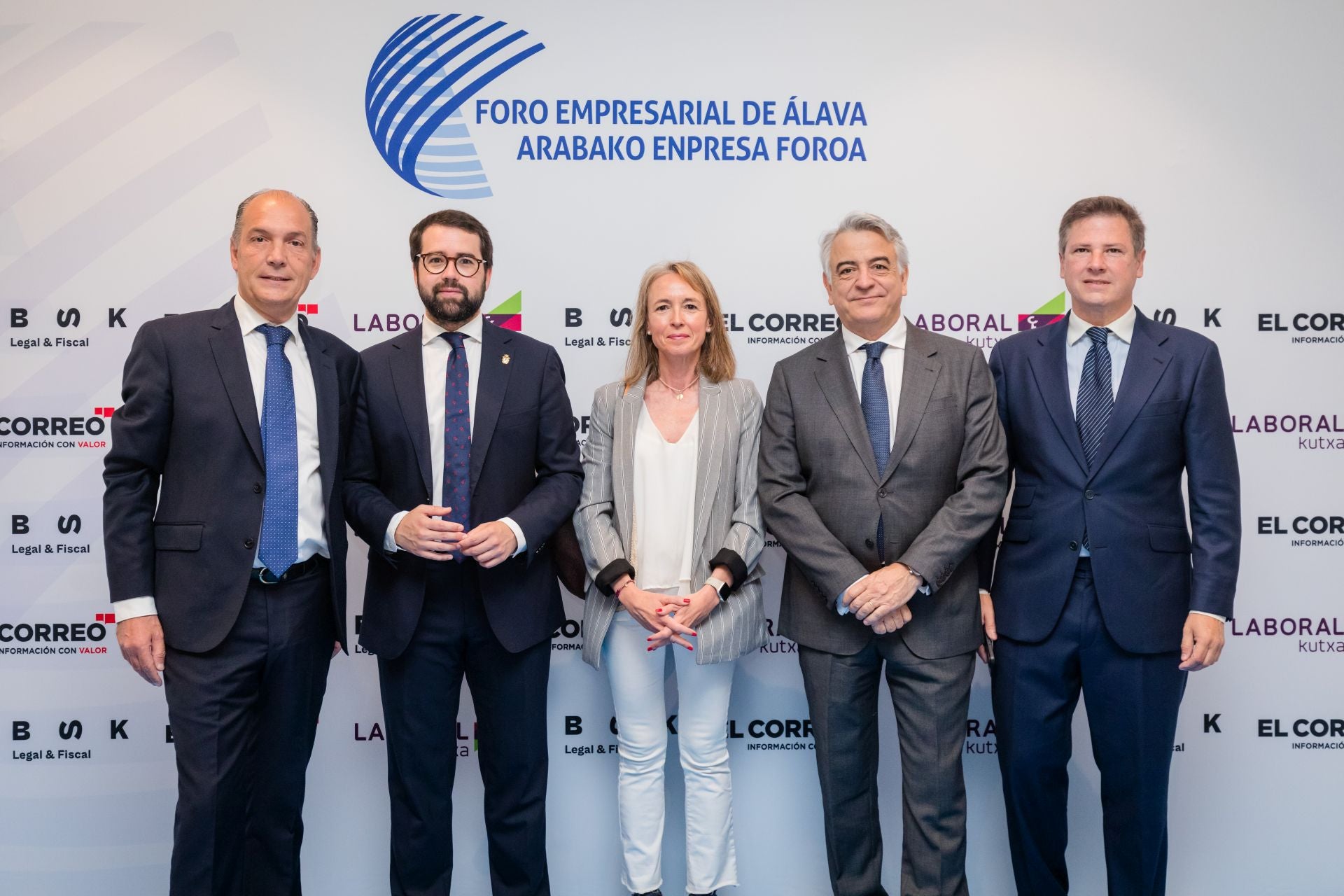 Miguel Garnica, Iñaki García Calvo, Blanca Lacunza, Javier de Andrés y Gustavo Antépara.