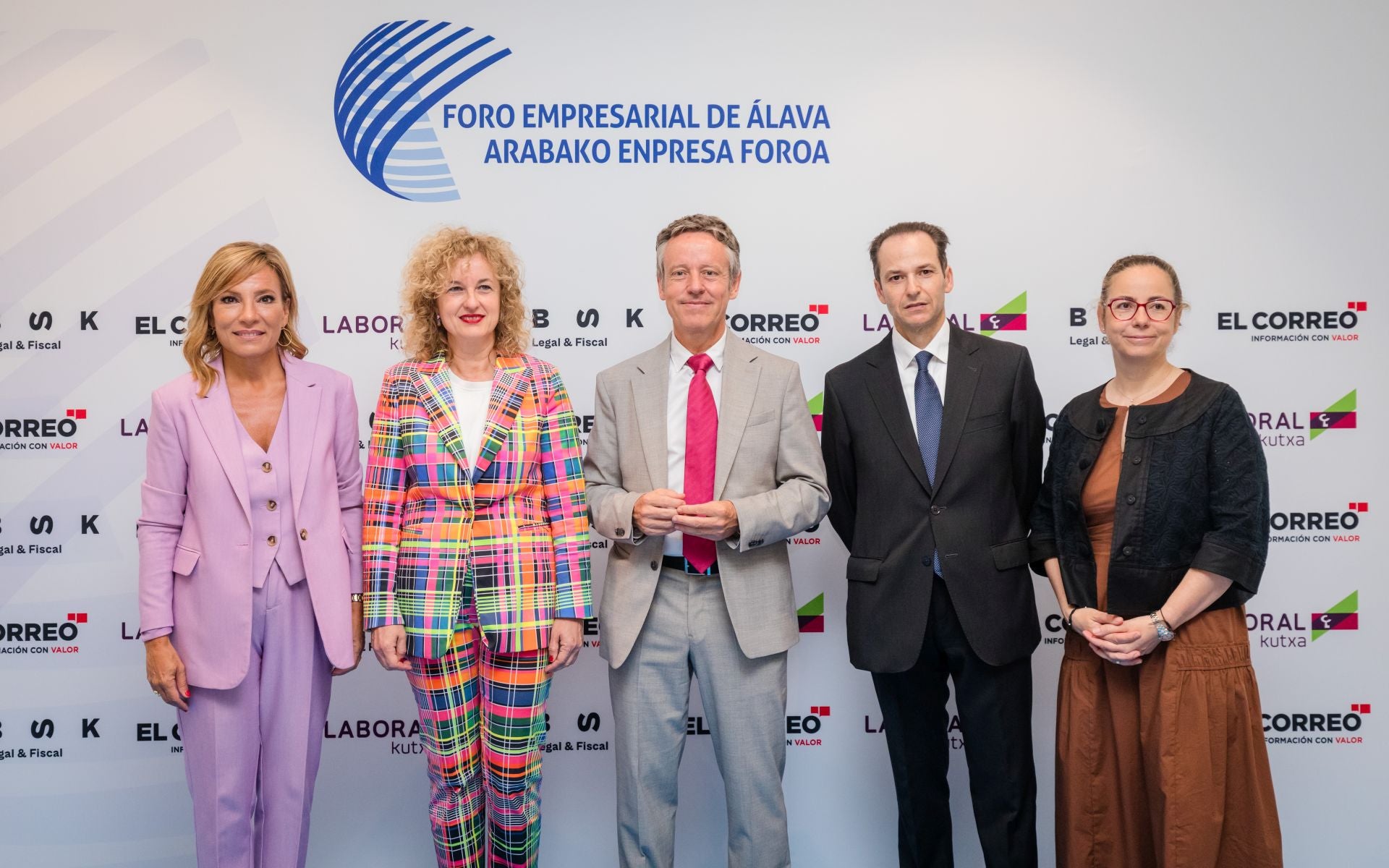Mireia Arroyo de la Parte, Cristina González, Iñaki Ruiz, Fernando Macías y María José Armendáriz.