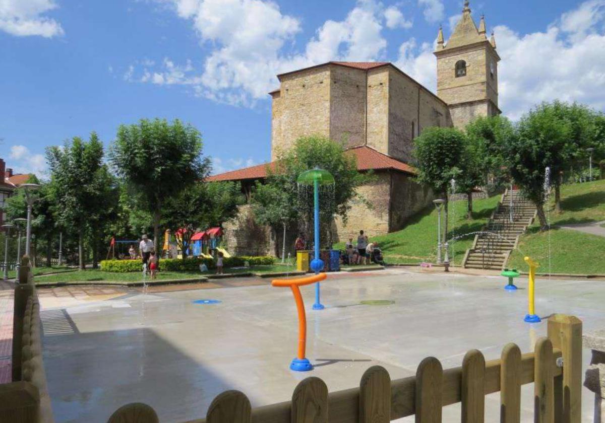 Abiertos los parques de chorros de agua en Iurreta, Berriz y Mallabia