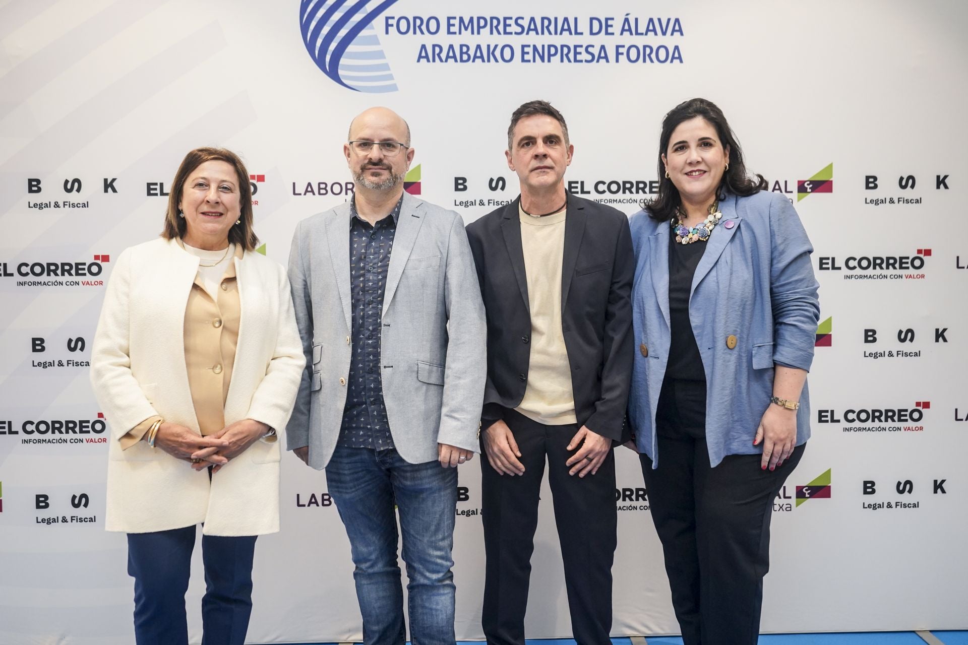 Toñi López, Xabier López de Santiago, Salvador Arroyo y Jone Berriozabal.
