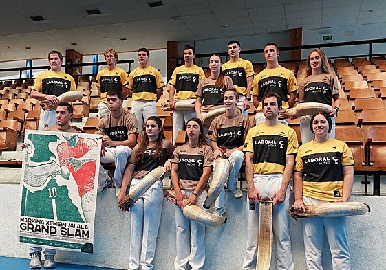 Puntistas participantes en el Grand Slam de Markina.