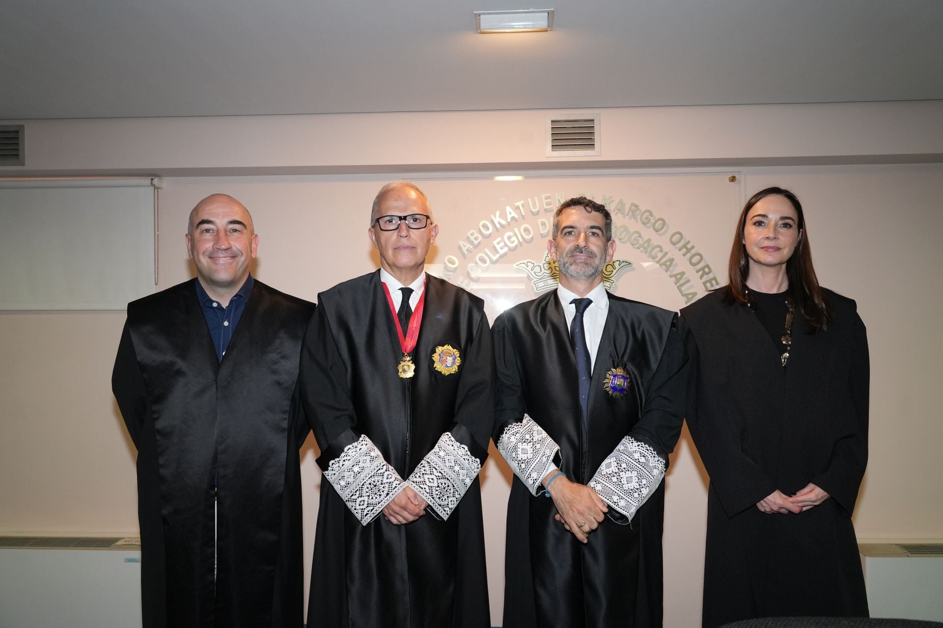 Íñigo Eguíluz, José Luis Núñez, Antón Echevarrieta y Sara Lorenzo.