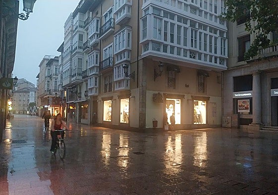 La tormenta en Vitoria