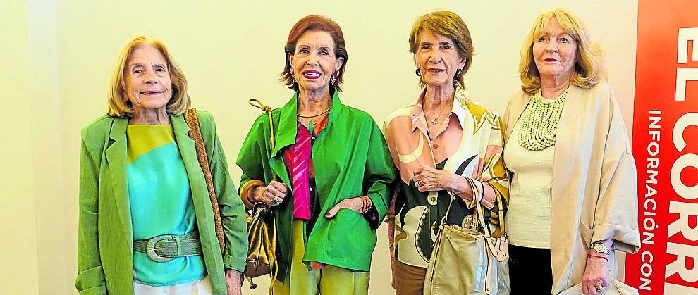 Olga Algar, Begoña Ciprian, Maribel Ezquerra y Ulla Ojanen.