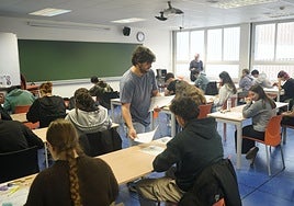 Estudiantes alaveses en la última Prueba de Acceso a la Universidad