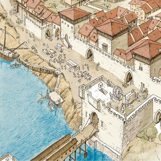 Un paseo virtual por el Bilbao del siglo XIV