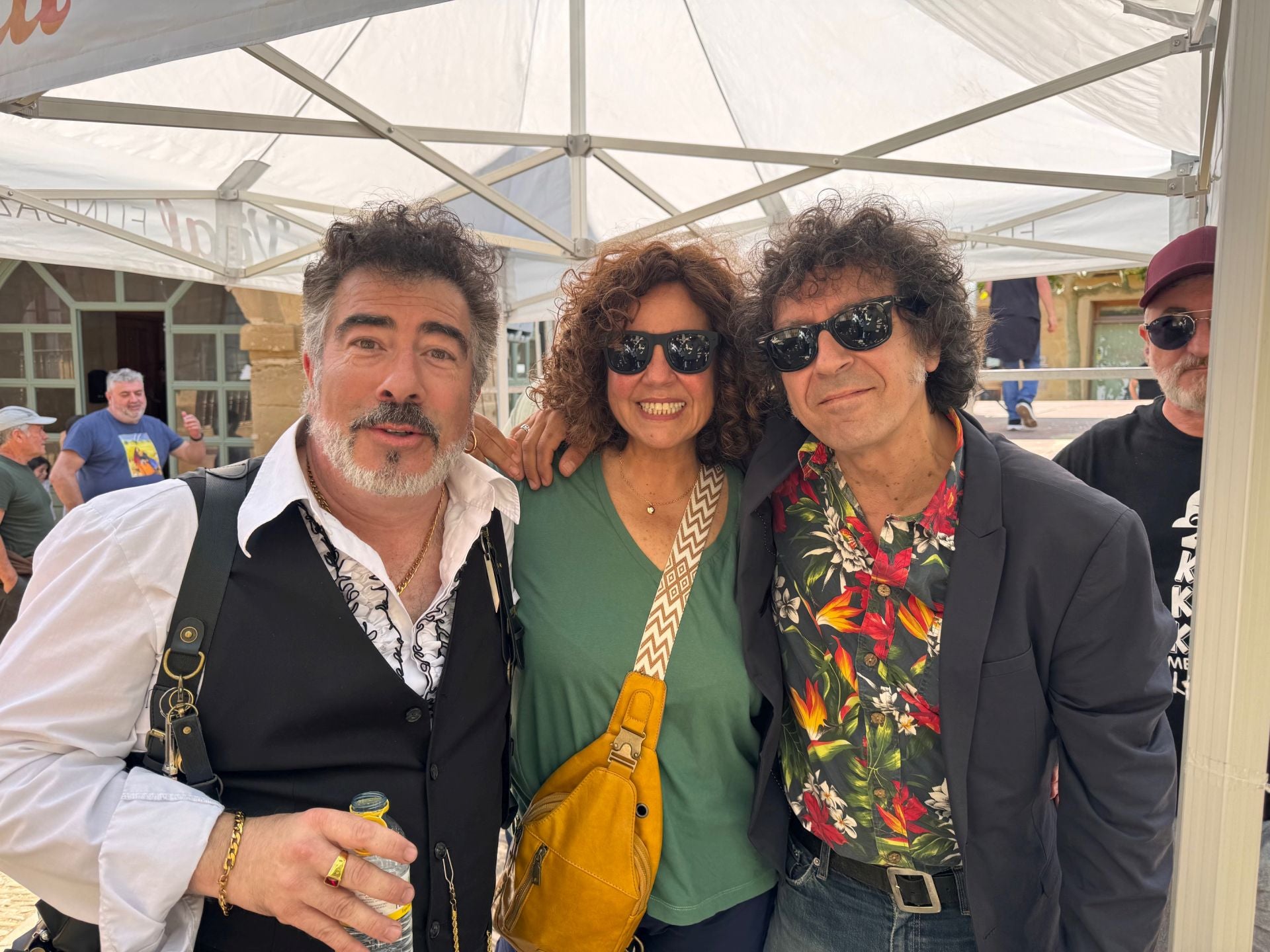 Agustín Jiménez, Gurutze Beitia y Mitxel Ortega.