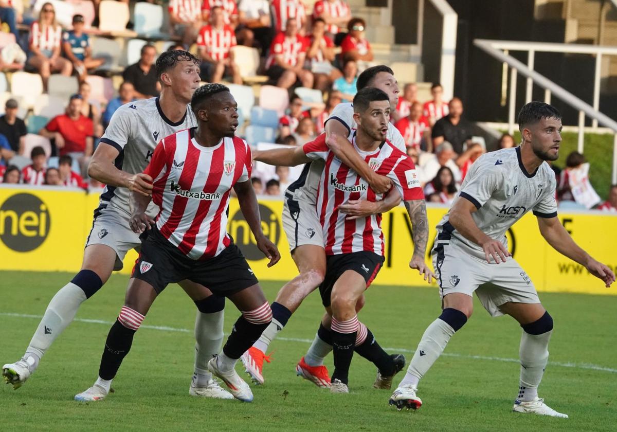 El Athletic ganó a Osasuna en la pasada edición de la Euskal Herriko Txapela en Barakaldo.