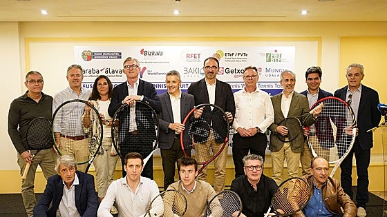 El repóquer del tenis vasco