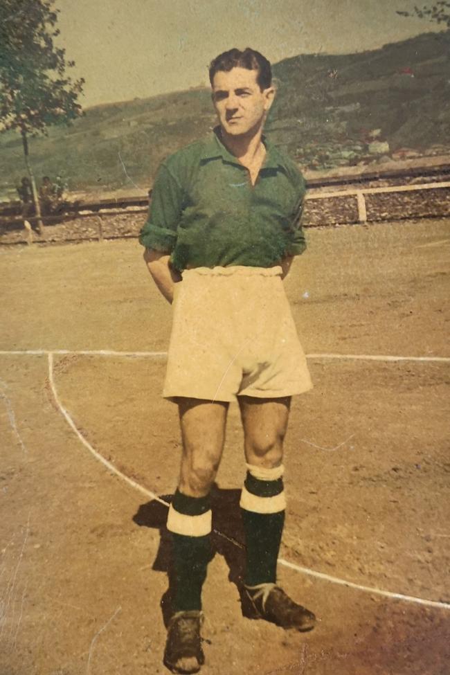 Del Escobal, en su etapa como jugador.