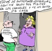 La viñeta de Cerrajería sobre las lonjas de Vitoria que se convertirán en casas