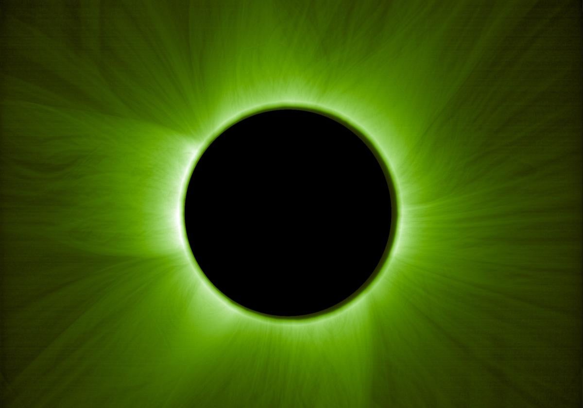Imagen de la corona solar proporcionada por la misión Proba-3.