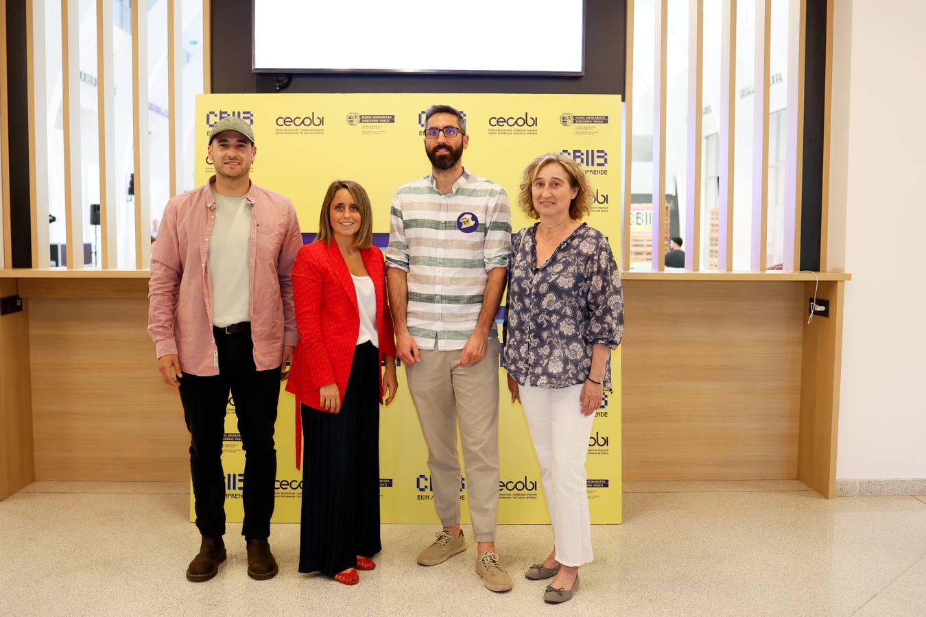 Carlos Pulido, Marta Fernández, Aitor Zorrilla y Nerea Ansuategui.
