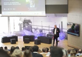 Jochen Eickholt, exdirector general de Siemens Gamesa y asesor independiente, en una de las ponencias.