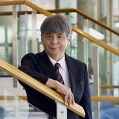 El compositor Toshio Hosokawa, ayer en el Euskalduna.