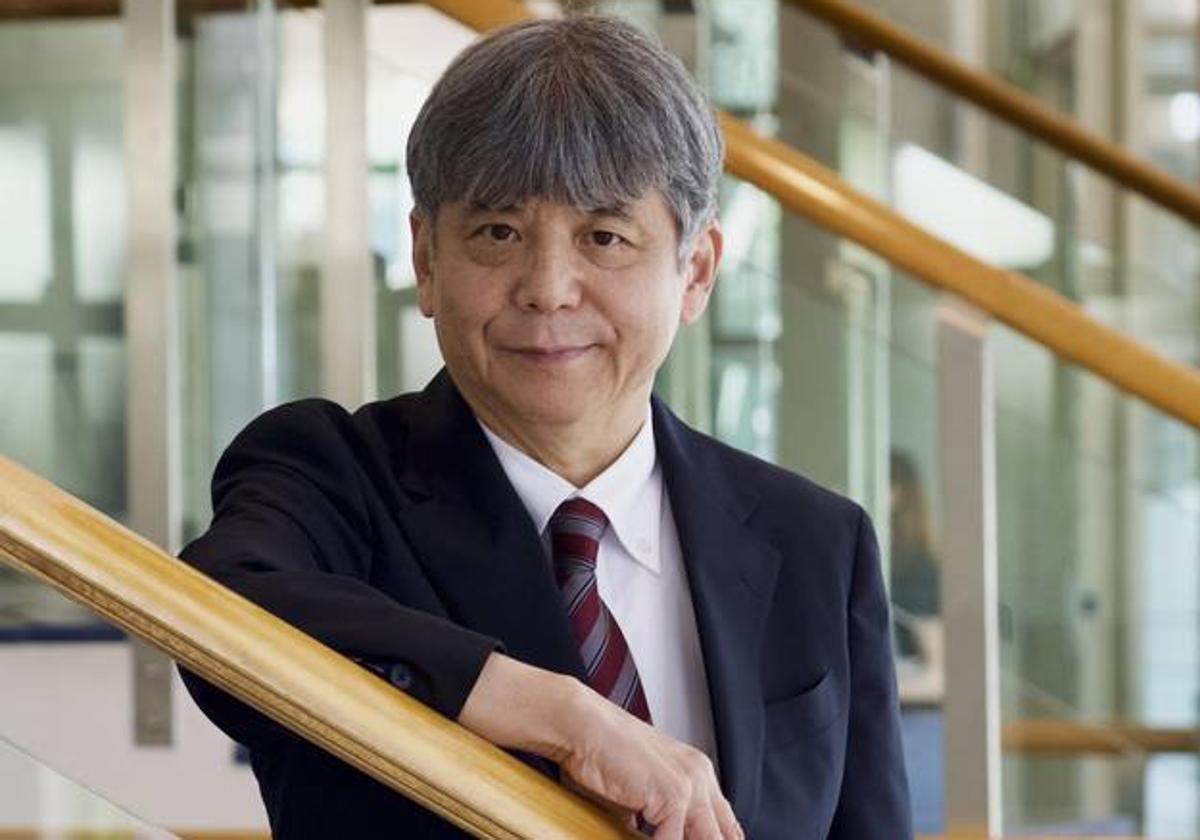 El compositor Toshio Hosokawa, ayer en el Euskalduna.
