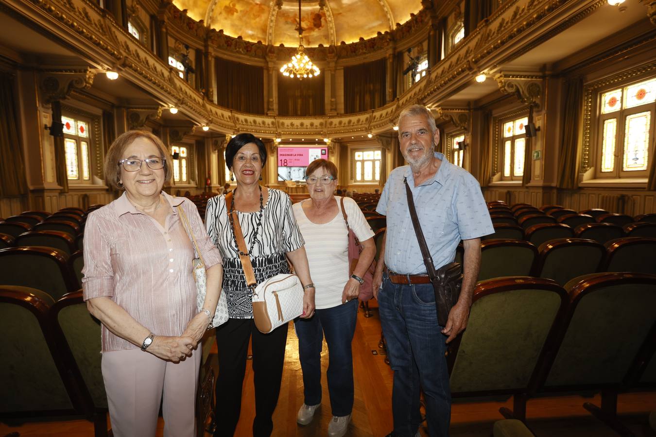 Begoña Manterola, Begoña Trancho, Monserrat Zurita y Félix Pérez.