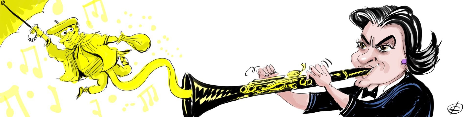 La viñeta de Cerrajería sobre Begoña Dívar, Celedón de Oro