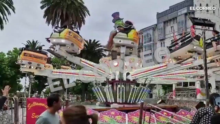 Susto en las atracciones de Castro