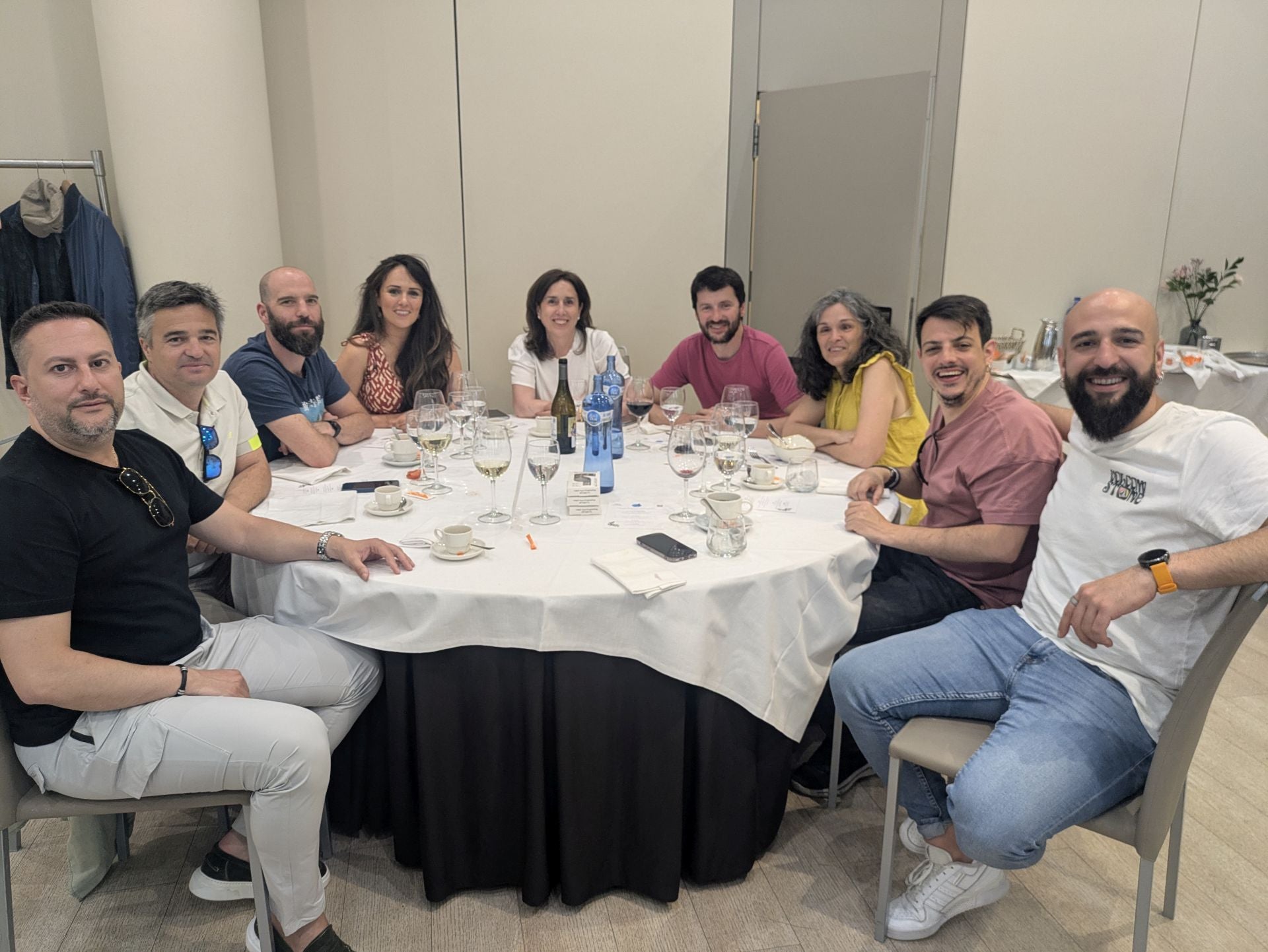 Mario Cantón, Iván Sáez de Ojer, Diego Gómez, Andrea Pérez, Puri Berroci, José María Gómez, Adelina Uriarte, Aritz Laserna y Jorge Luzuriaga.