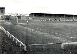 Aspecto del campo de Anduva en los últimos años de la década de la década de los 20 del pasado siglo.