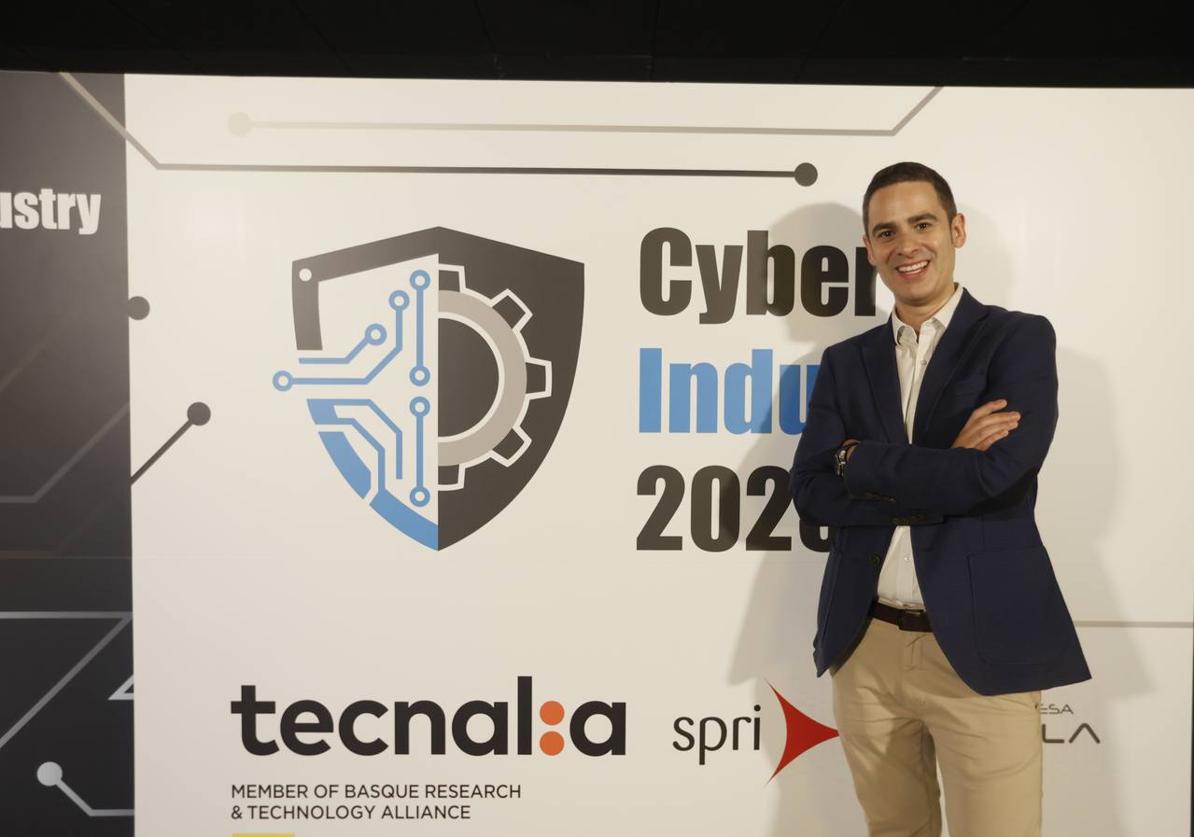 Oscar Lage inauguró el Cyberindustry Congress el martes en Bilbao.