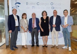 Gregorio Mediavilla, Carmen Castellano, Alberto López de Ocáriz, Eugenia Campo, José Delpón y José Miguel Samaniego.