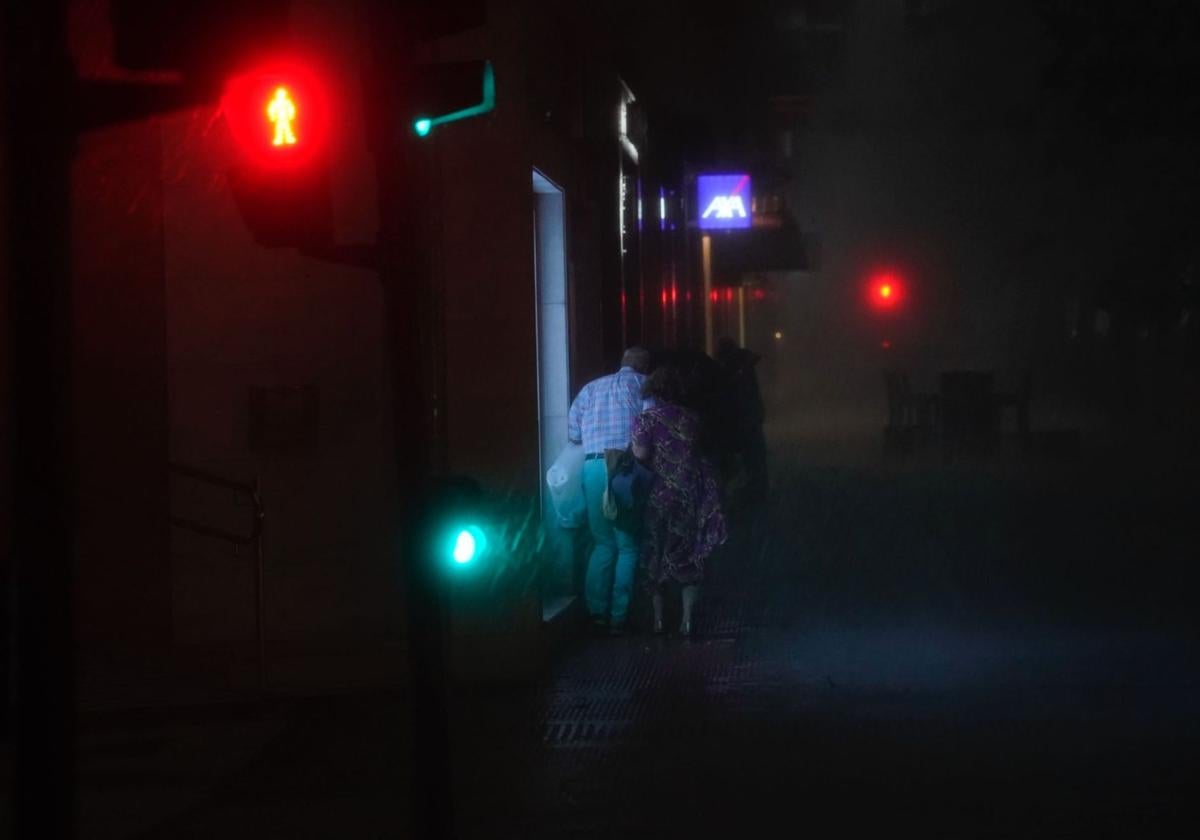 Las imágenes de la tormenta en Vitoria