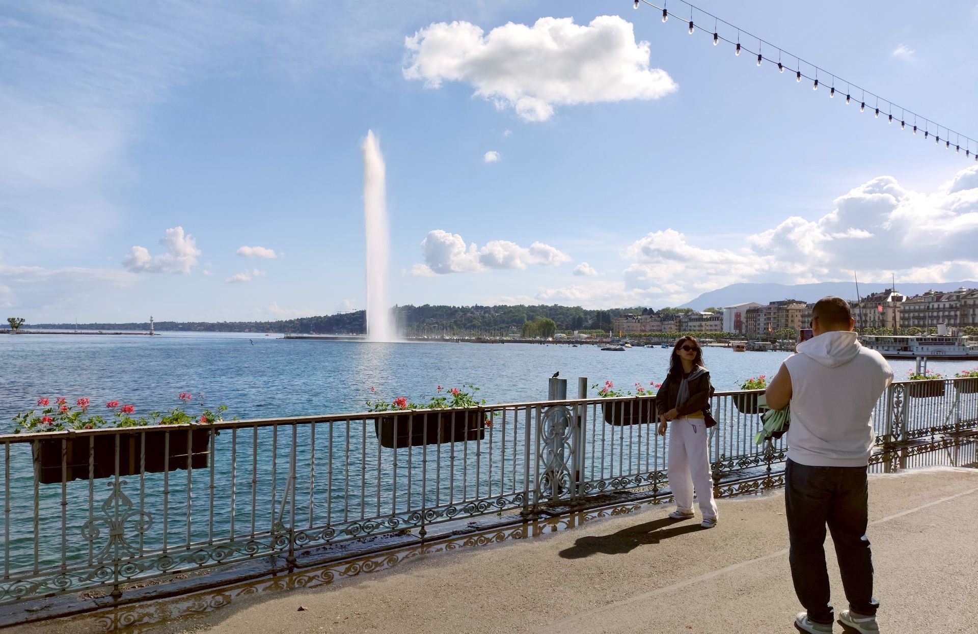 Jet d'Eau en Ginebra.