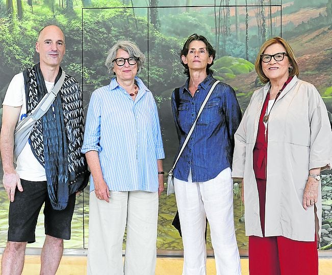 Sergio Prego, Iris Müller-Westermann, Ángela Molina y Anna María Guasch.