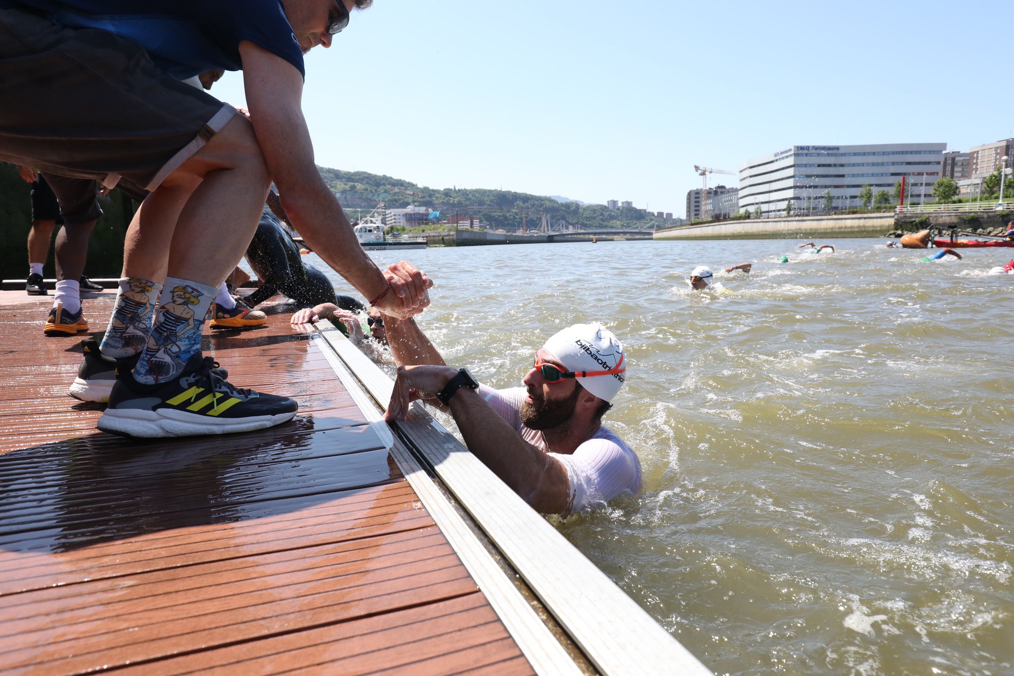 Las mejores imágenes del Triatlón de Bilbao