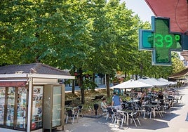 La ola de calor asfixia Bizkaia: las máximas alcanzarán hoy los 35 grados